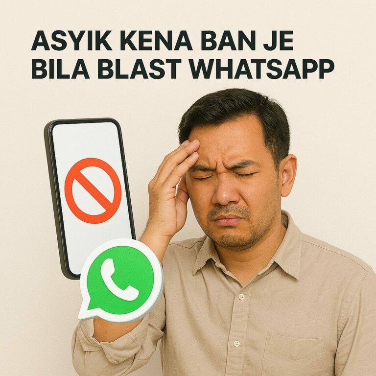 Bagaimana Whatsapp Official Boleh Blast Laju & Kalis Ban?