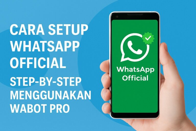 Cara Setup Whatsapp Official Step-by-Step Menggunakan Wabot Pro